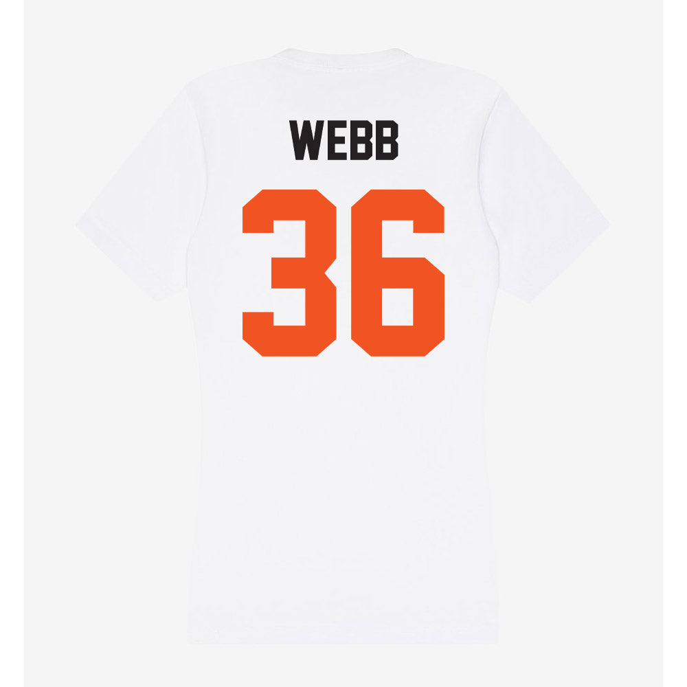 Oklahoma State - NCAA Football : Ayden Webb - Women's V-Neck T-Shirt-1