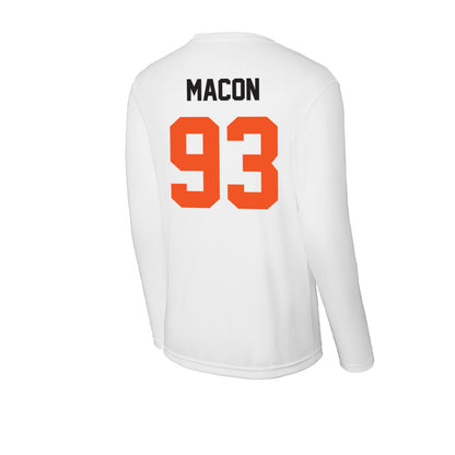 Oklahoma State - NCAA Football : Dominic Macon - Activewear Long Sleeve T-Shirt-1