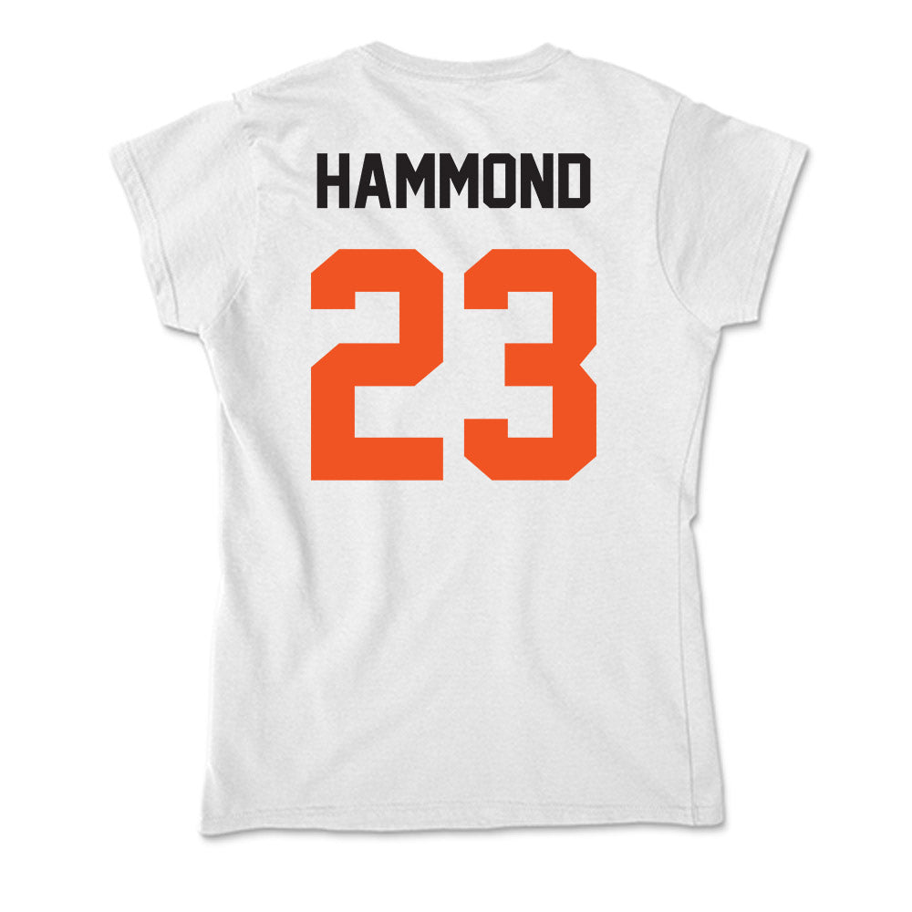 Oklahoma State - NCAA Football : Oscar Hammond - Soft Style Women’s T-Shirt-1