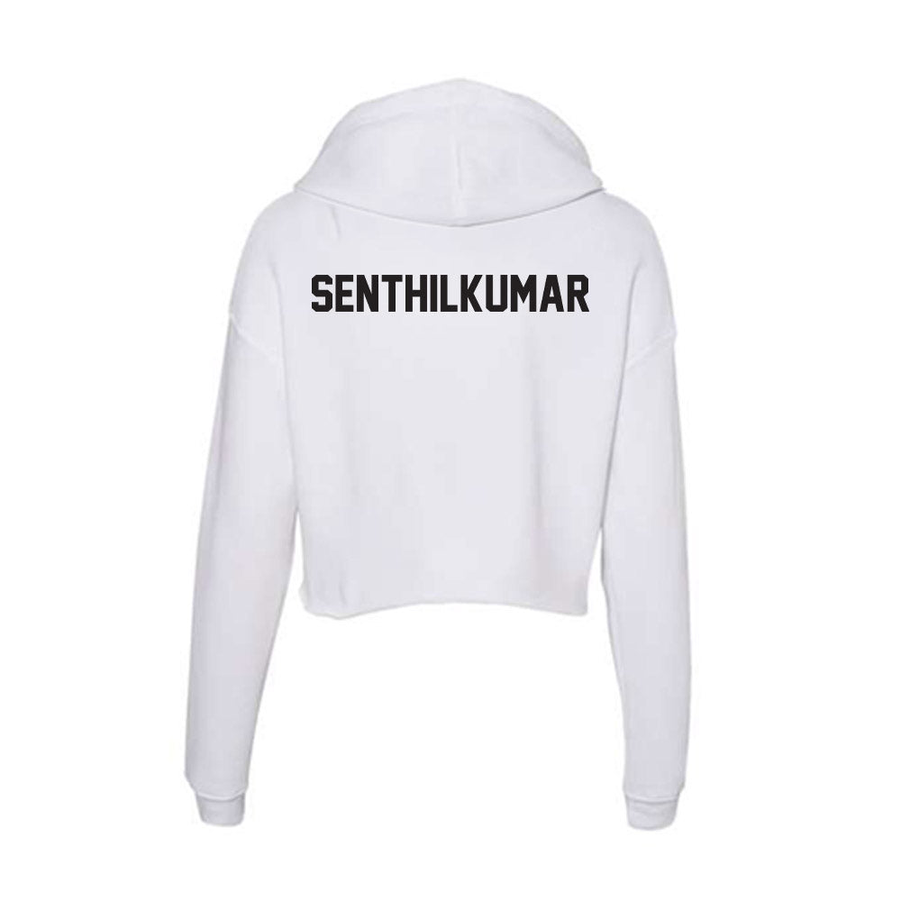 Oklahoma State - NCAA Men's Track & Field : Pradeep SenthilKumar - Women's Crop Fleece Hoodie-1