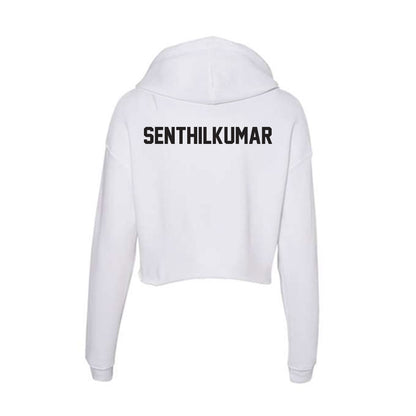 Oklahoma State - NCAA Men's Track & Field : Pradeep SenthilKumar - Women's Crop Fleece Hoodie-1