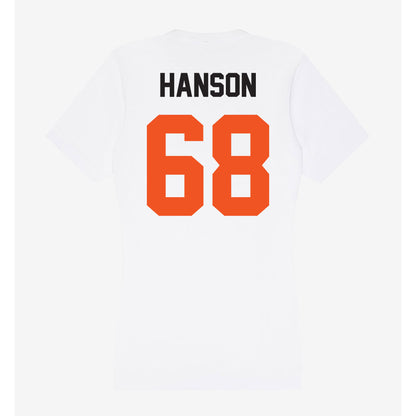 Oklahoma State - NCAA Football : Joseph Hanson - Women's V-Neck T-Shirt-1
