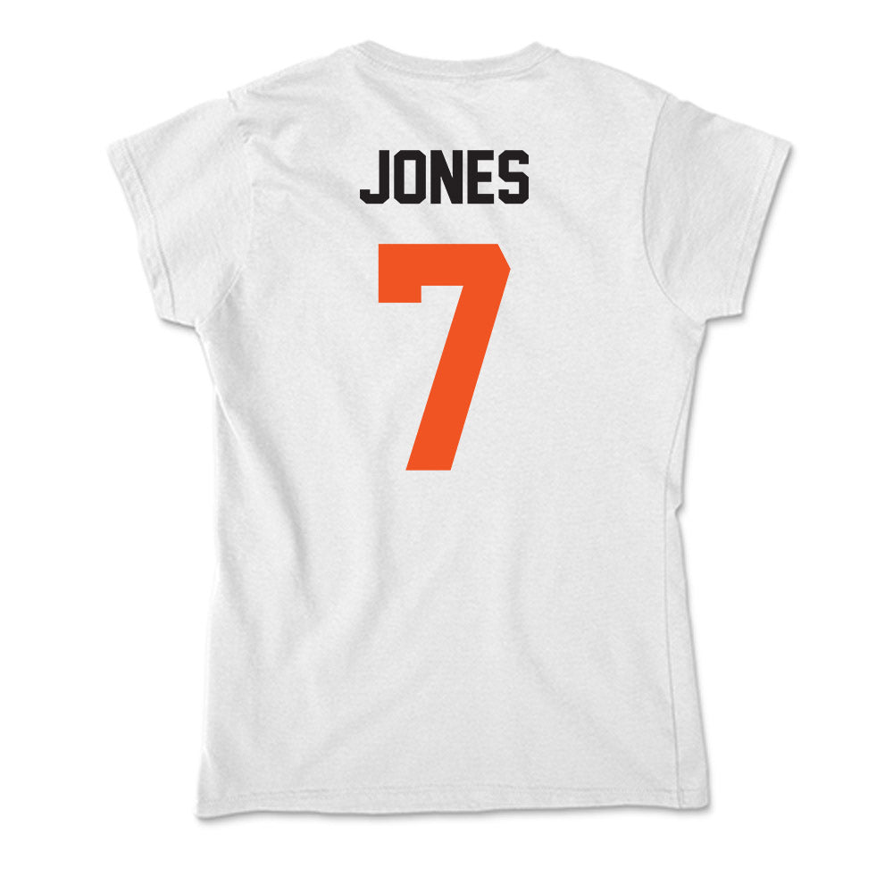 Oklahoma State - NCAA Women's Soccer : Katie Jones - Soft Style Women’s T-Shirt-1