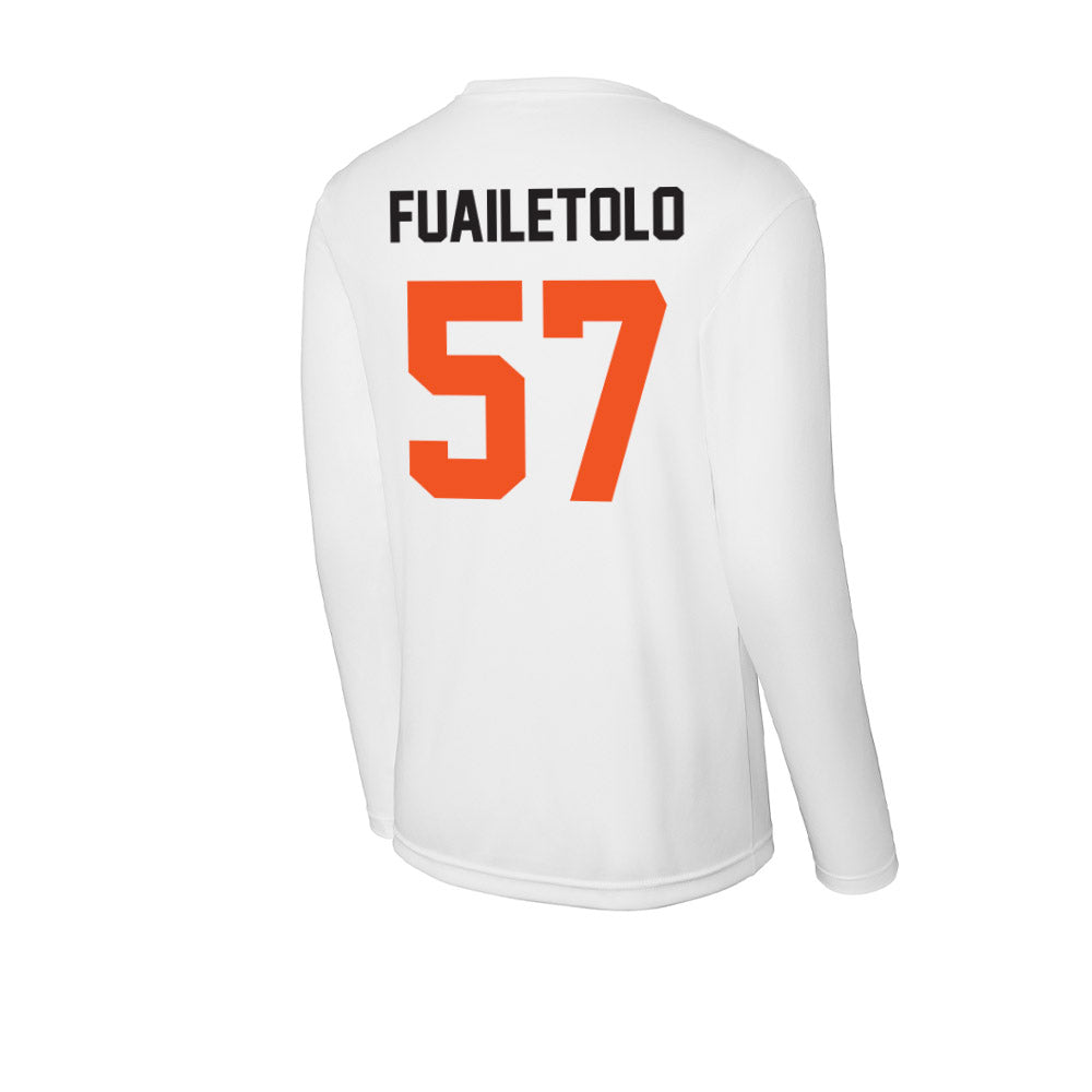 Oklahoma State - NCAA Football : Simona Fuailetolo - Activewear Long Sleeve T-Shirt-1