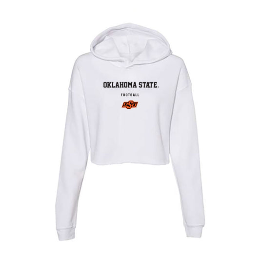 Oklahoma State - NCAA Football : Bryan McCoy - Classic Shersey Women's Crop Fleece Hooded Sweatshirt-0