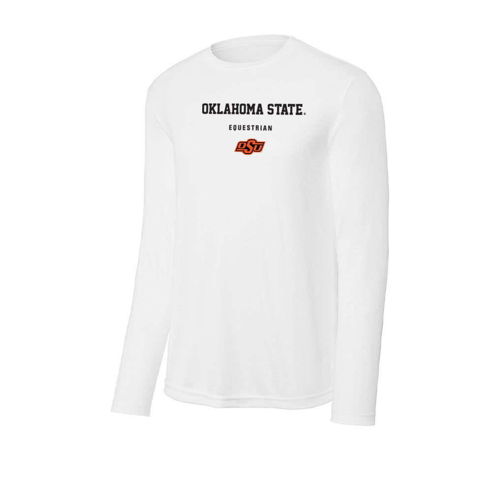 Oklahoma State - NCAA Equestrian : Zoe Williams - Activewear Long Sleeve T-Shirt-0