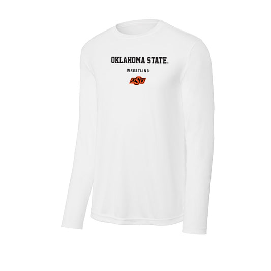 Oklahoma State - NCAA Wrestling : Sergio Vega - Activewear Long Sleeve T-Shirt-0