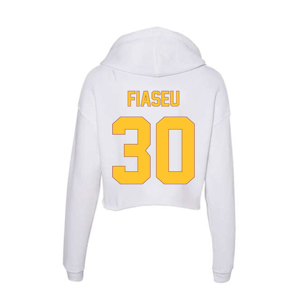 Arizona State - NCAA Football : Zyrus Fiaseu - Classic Shersey Women's Crop Fleece Hoodie-1