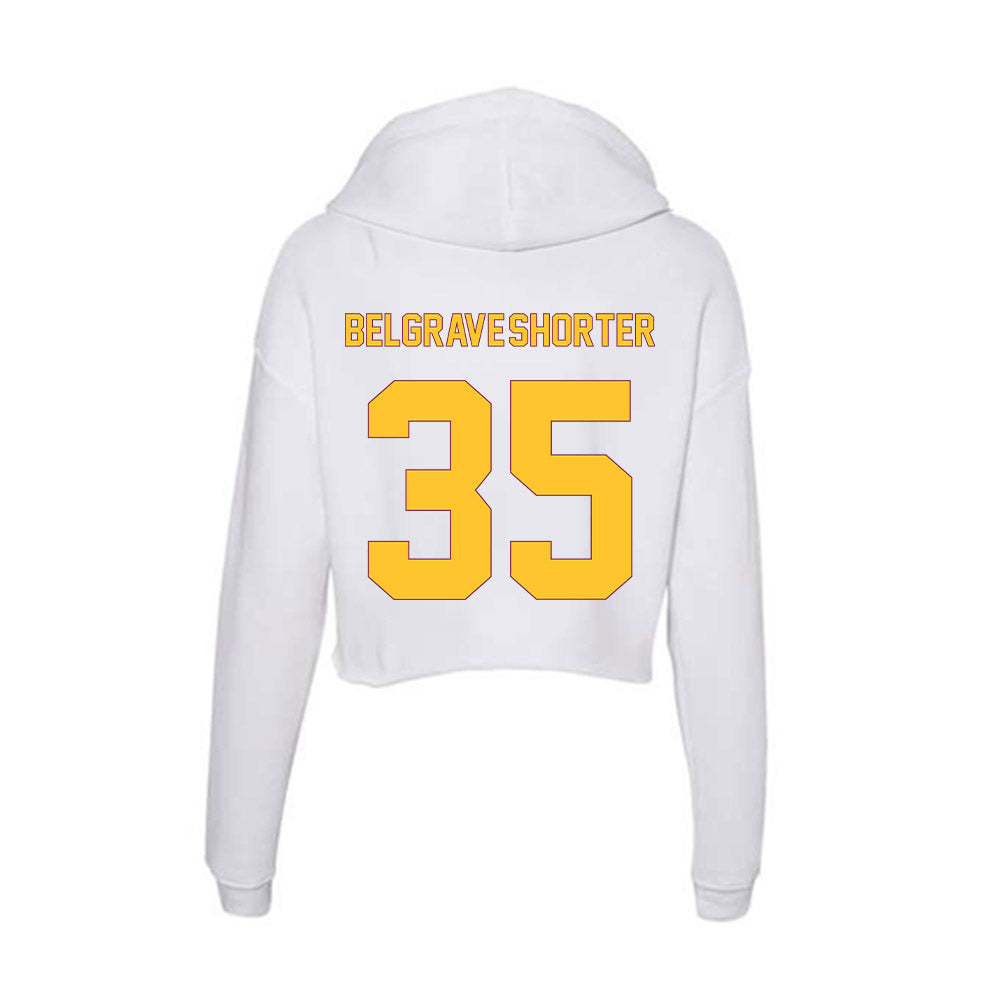 Arizona State - NCAA Football : Antoine Belgrave-Shorter - Classic Shersey Women's Crop Fleece Hooded Sweatshirt-1