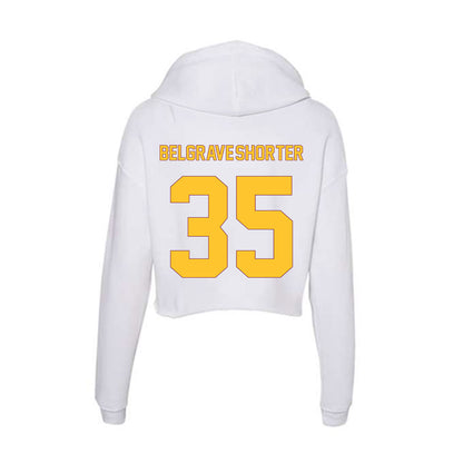 Arizona State - NCAA Football : Antoine Belgrave-Shorter - Classic Shersey Women's Crop Fleece Hooded Sweatshirt-1