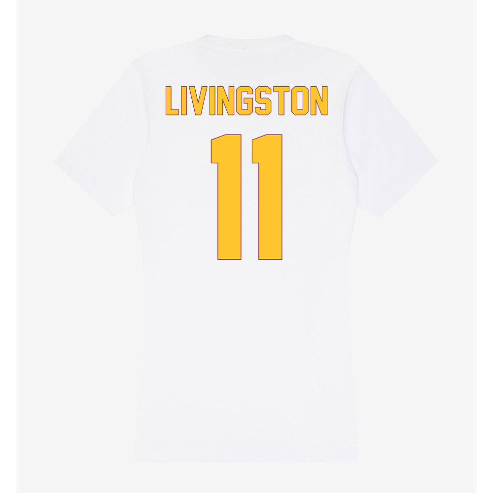 Arizona State - NCAA Women's Lacrosse : Morgan Livingston - Classic Shersey Women's V-Neck T-Shirt-1