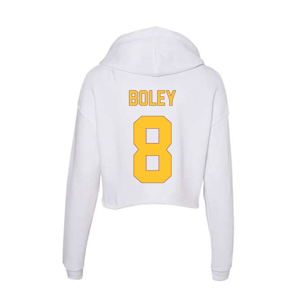 Arizona State - NCAA Football : Cutter Boley - Classic Shersey Women's Crop Fleece Hoodie-1