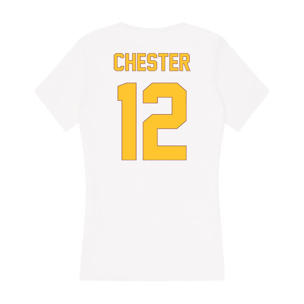 Arizona State - NCAA Softball : Katie Chester - Classic Shersey Women's V-Neck T-Shirt-1