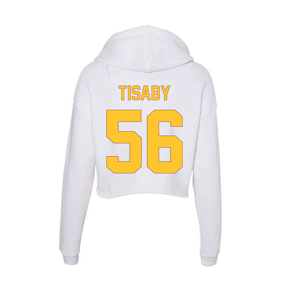 Arizona State - NCAA Football : Cortavious Tisaby - Classic Shersey Women's Crop Fleece Hooded Sweatshirt-1