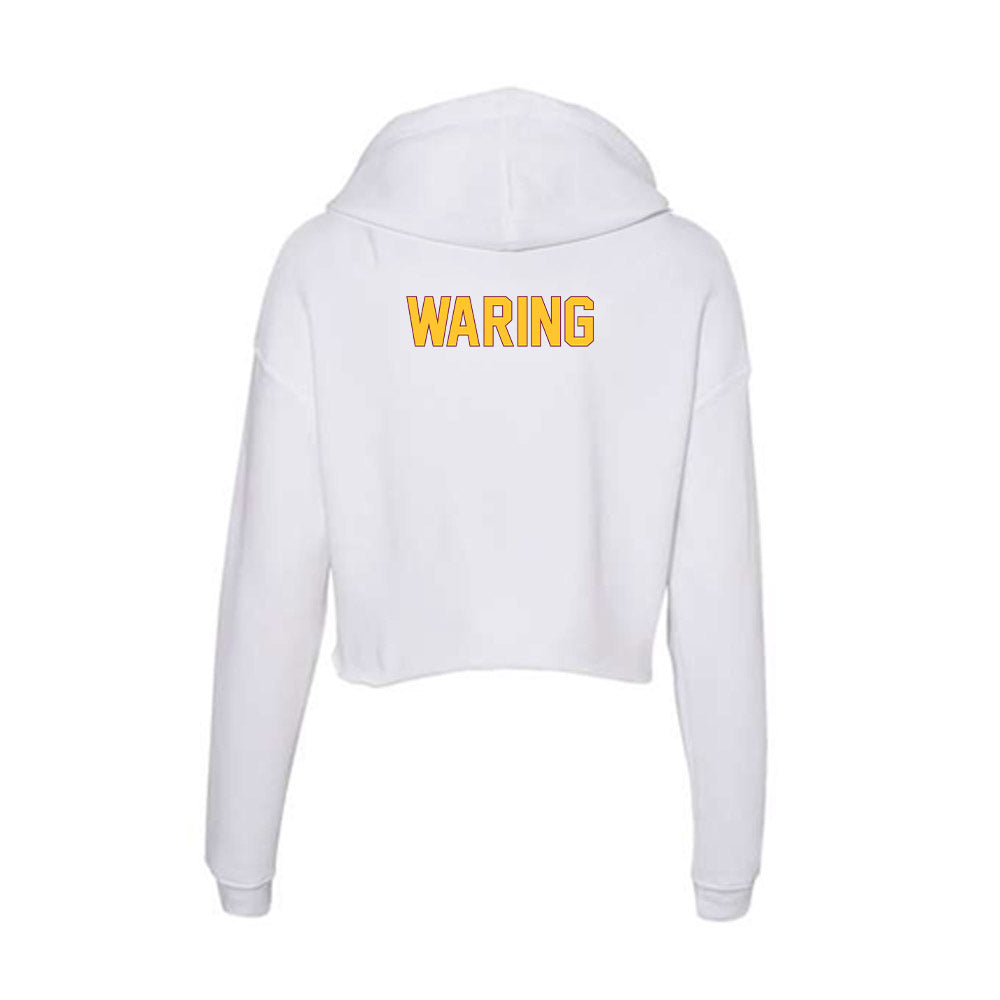 Arizona State - NCAA Men's Track & Field : Kingston Waring - Classic Shersey Women's Crop Fleece Hoodie-1