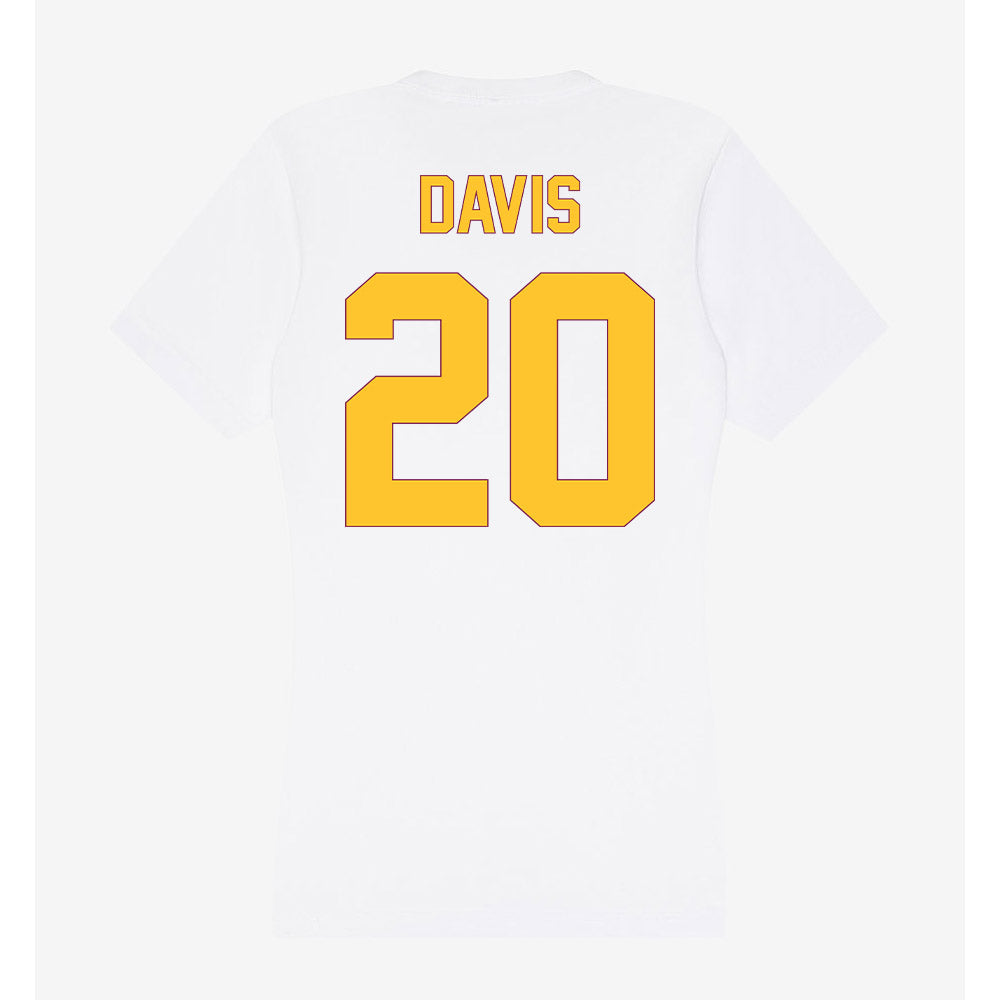 Arizona State - NCAA Softball : Takyla Davis - Classic Shersey Women's V-Neck T-Shirt-1
