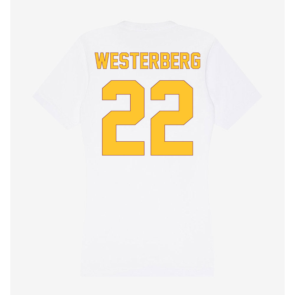 Arizona State - NCAA Women's Lacrosse : Addison Westerberg - Classic Shersey Women's V-Neck T-Shirt-1