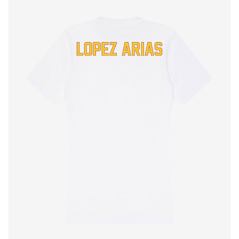 Arizona State - NCAA Women's Track & Field : Ines Lopez Arias - Classic Shersey Women's V-Neck T-Shirt-1
