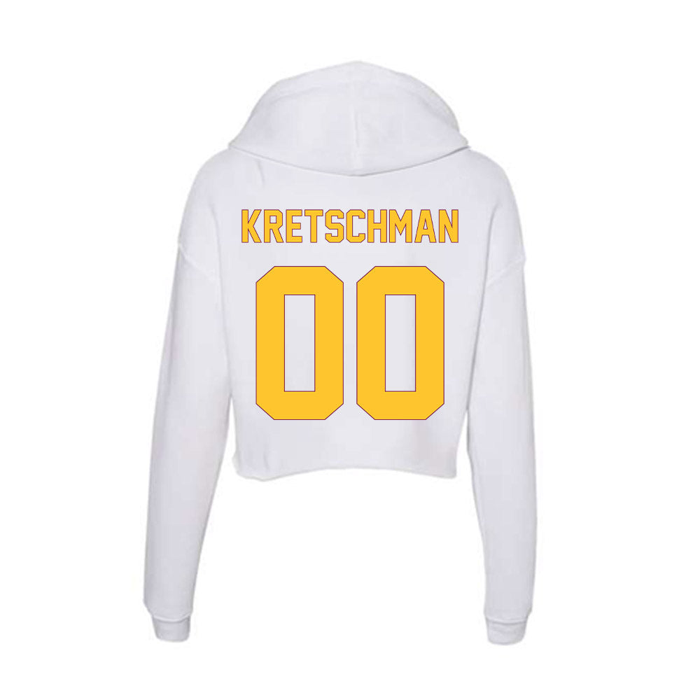 Arizona State - NCAA Beach Volleyball : Ava Kretschman - Classic Shersey Women's Crop Fleece Hoodie-1
