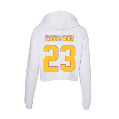 Arizona State - NCAA Football : Demarius Robinson - Classic Shersey Women's Crop Fleece Hooded Sweatshirt-1