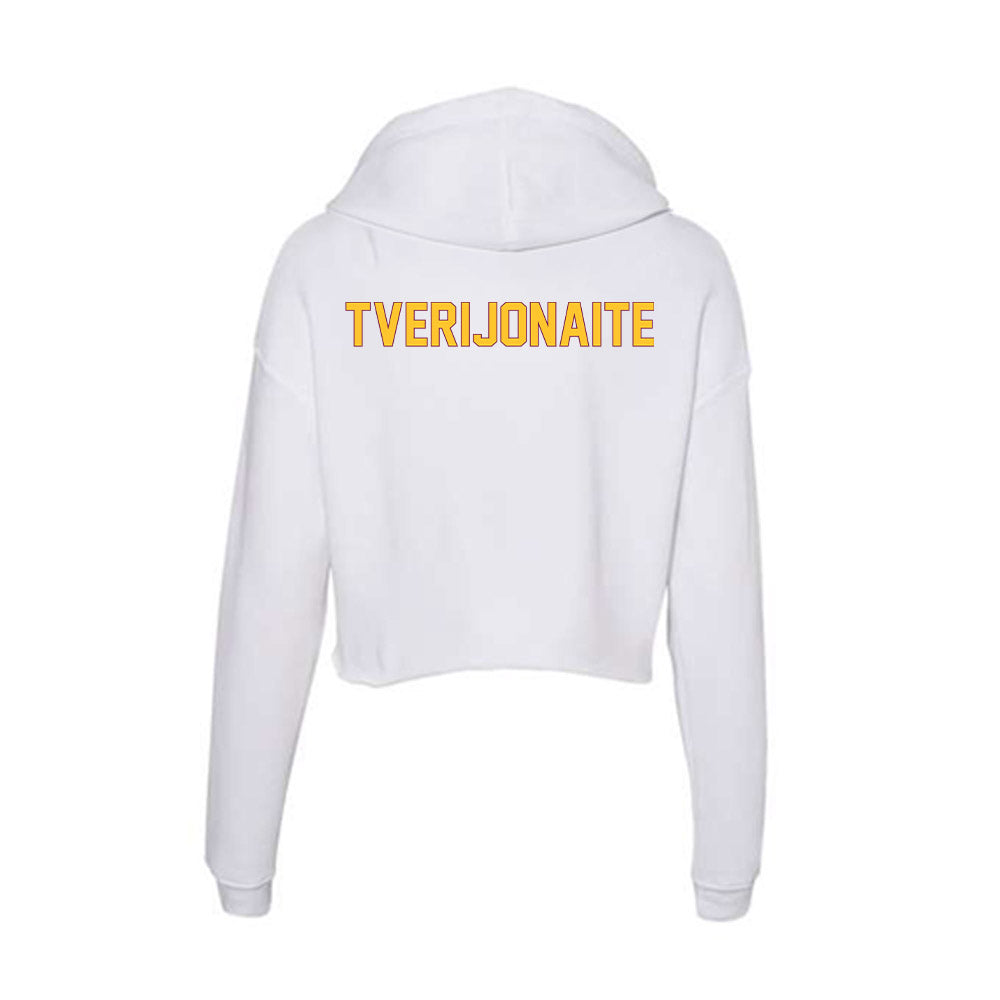 Arizona State - NCAA Women's Tennis : Emilija Tverijonaite - Classic Shersey Women's Crop Fleece Hoodie-1
