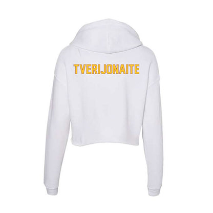 Arizona State - NCAA Women's Tennis : Emilija Tverijonaite - Classic Shersey Women's Crop Fleece Hoodie-1
