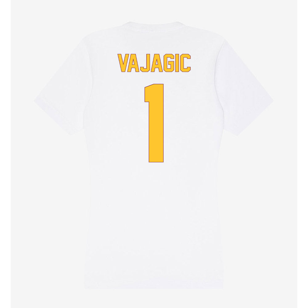 Arizona State - NCAA Women's Volleyball : Una Vajagic - Classic Shersey Women's V-Neck T-Shirt-1