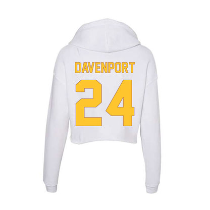 Arizona State - NCAA Women's Basketball : Deborah Davenport - Classic Shersey Women's Crop Fleece Hoodie-1