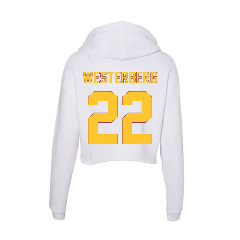 Arizona State - NCAA Women's Lacrosse : Addison Westerberg - Classic Shersey Women's Crop Fleece Hoodie-1