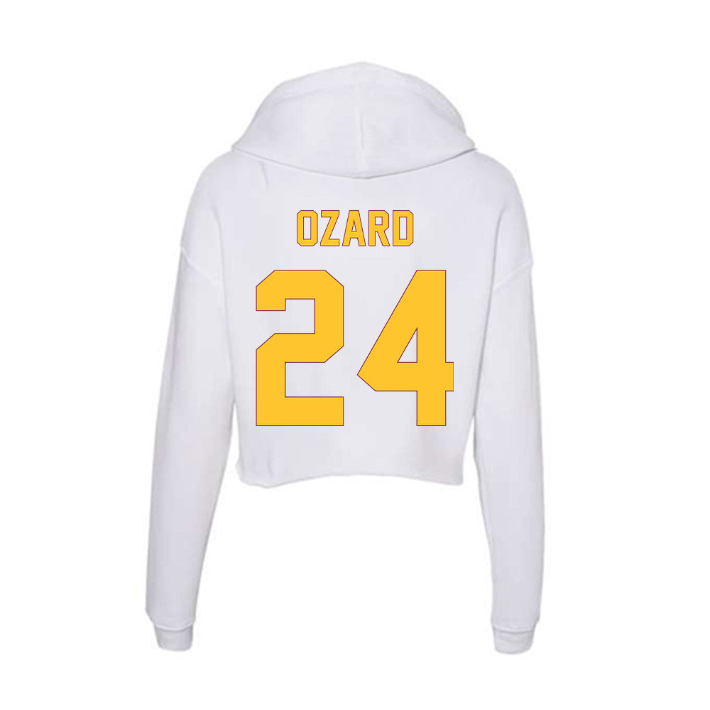 Arizona State - NCAA Women's Soccer : Katherine Ozard - Classic Shersey Women's Crop Fleece Hoodie-1