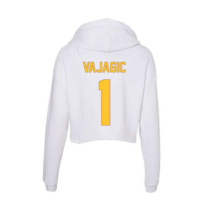 Arizona State - NCAA Women's Volleyball : Una Vajagic - Classic Shersey Women's Crop Fleece Hoodie-1