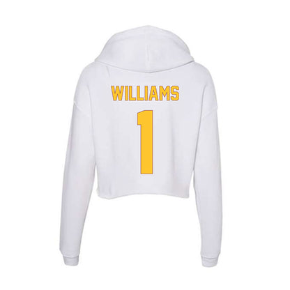 Arizona State - NCAA Women's Basketball : Amaya Williams - Classic Shersey Women's Crop Fleece Hoodie-1