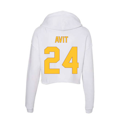 Arizona State - NCAA Football : David Avit - Classic Shersey Women's Crop Fleece Hoodie-1