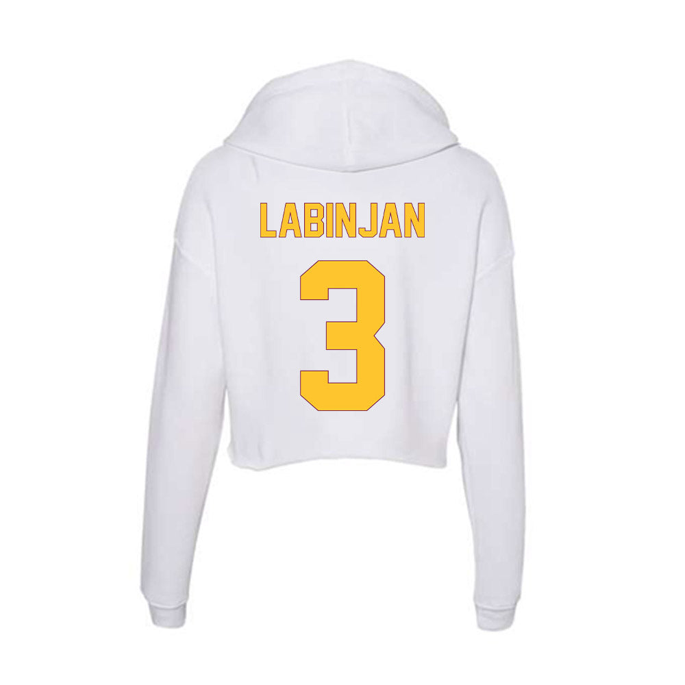 Arizona State - NCAA Women's Volleyball : Ziva Labinjan - Classic Shersey Women's Crop Fleece Hooded Sweatshirt-1