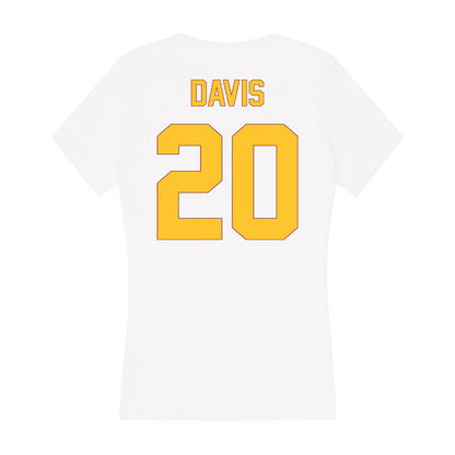Arizona State - NCAA Softball : Takya Davis - Classic Shersey Women's V-Neck T-Shirt-1