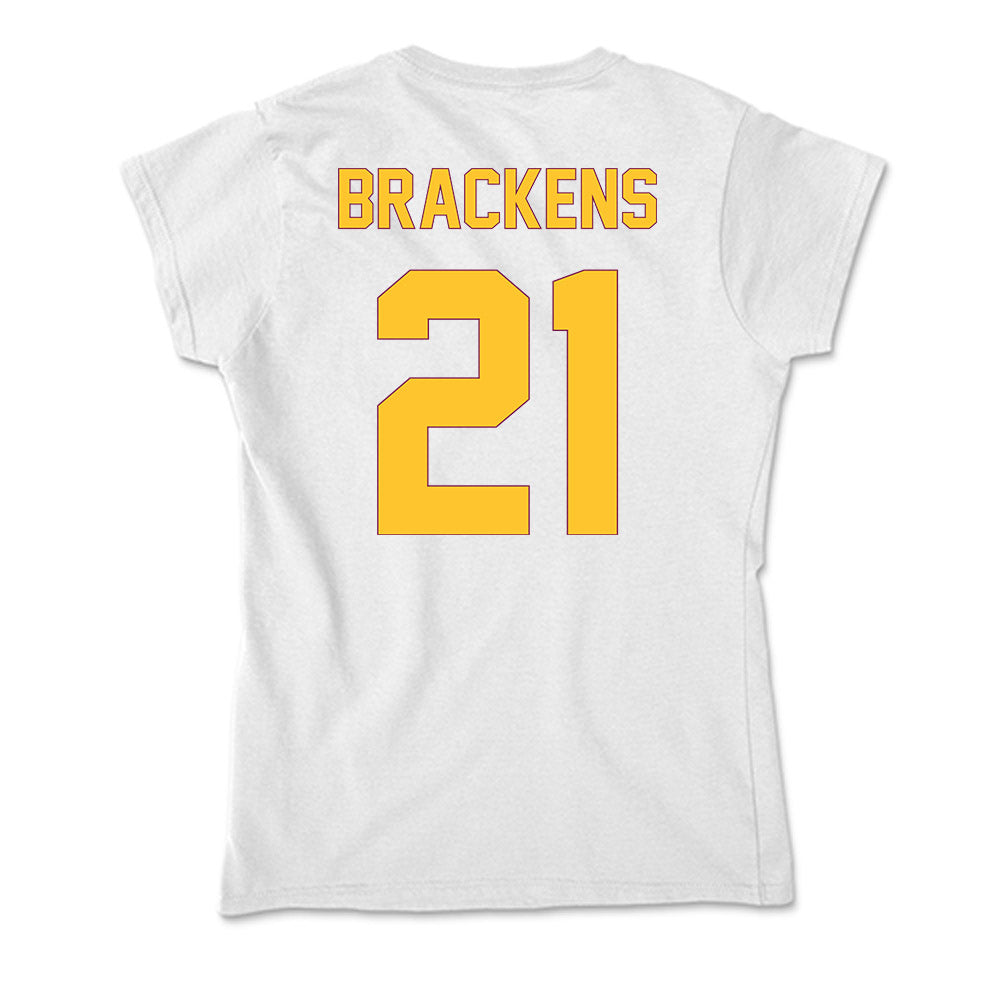 Arizona State - NCAA Women's Basketball : McKinna Brackens - Classic Shersey Soft Style Women’s T-Shirt-1