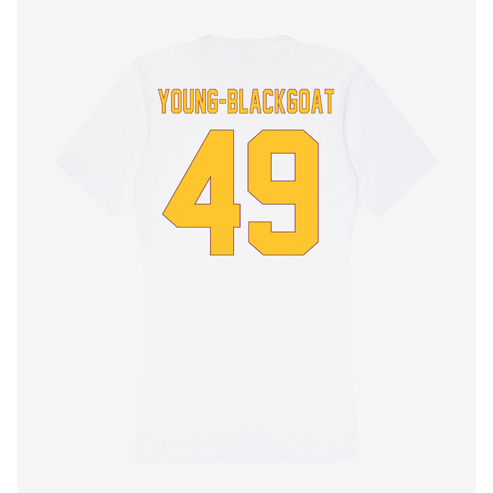 Arizona State - NCAA Football : Prayer Young-Blackgoat - Classic Shersey Women's V-Neck T-Shirt-1