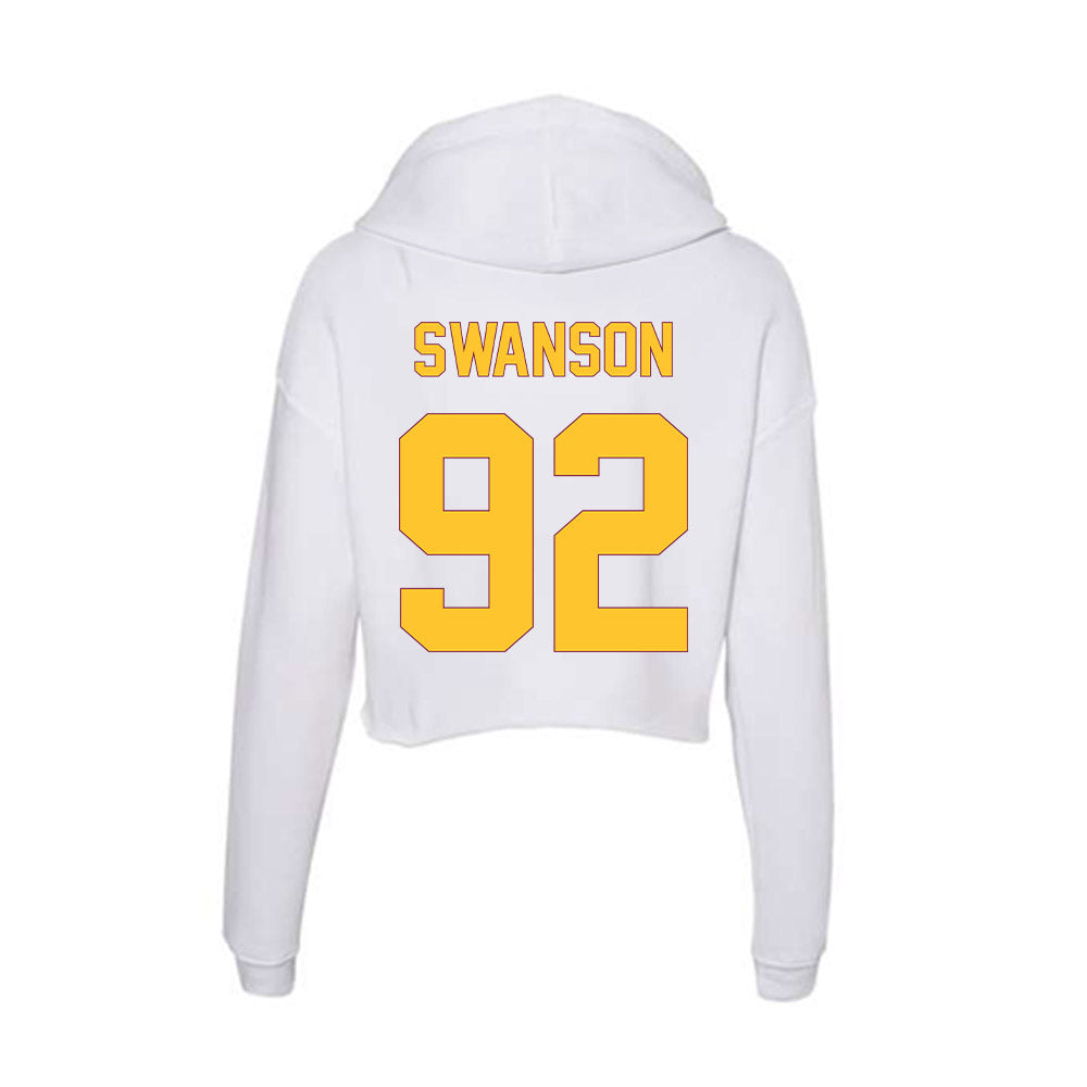 Arizona State - NCAA Football : Zac Swanson - Classic Shersey Women's Crop Fleece Hoodie-1