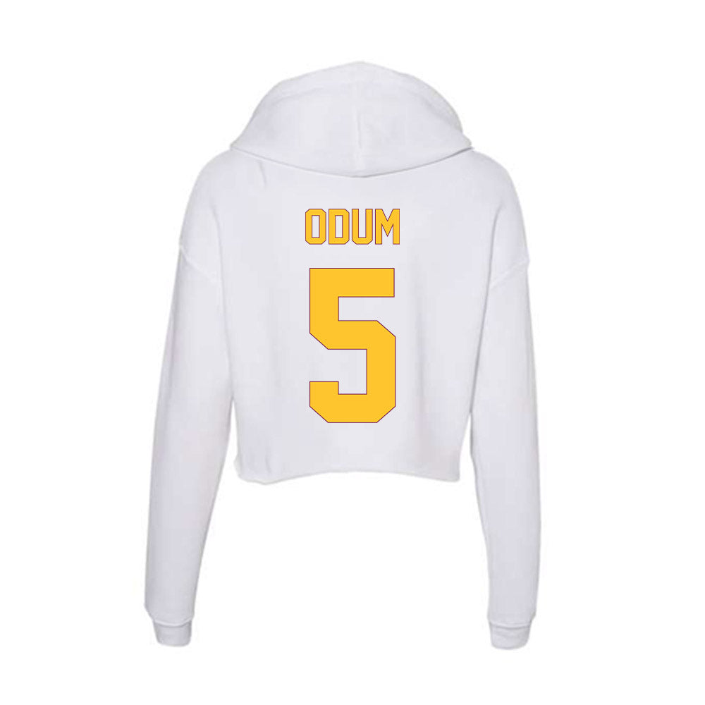 Arizona State - NCAA Men's Basketball : Maurice Odum - Classic Shersey Women's Crop Fleece Hoodie-1