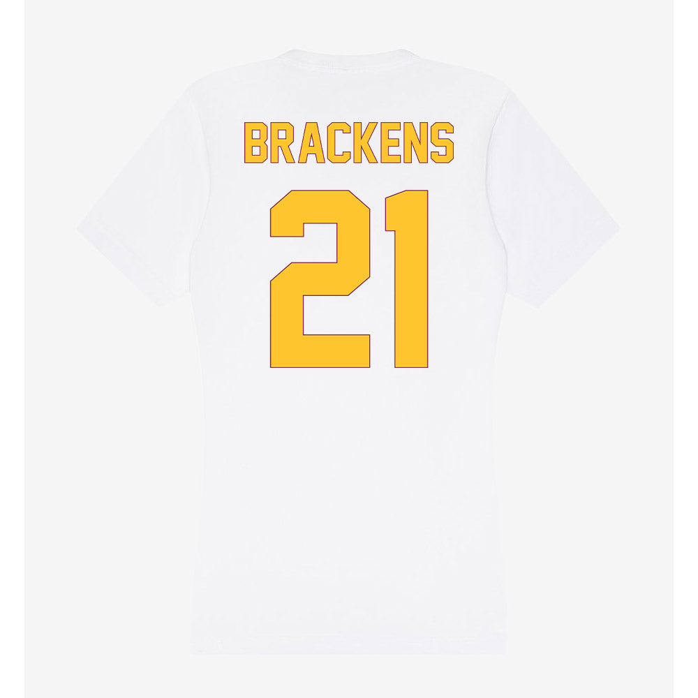 Arizona State - NCAA Women's Basketball : McKinna Brackens - Classic Shersey Women's V-Neck T-Shirt-1