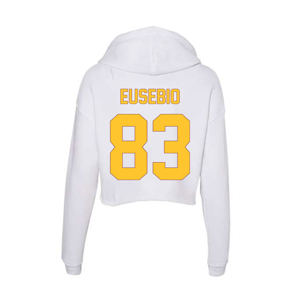 Arizona State - NCAA Football : Derek Eusebio - Classic Shersey Women's Crop Fleece Hoodie-1