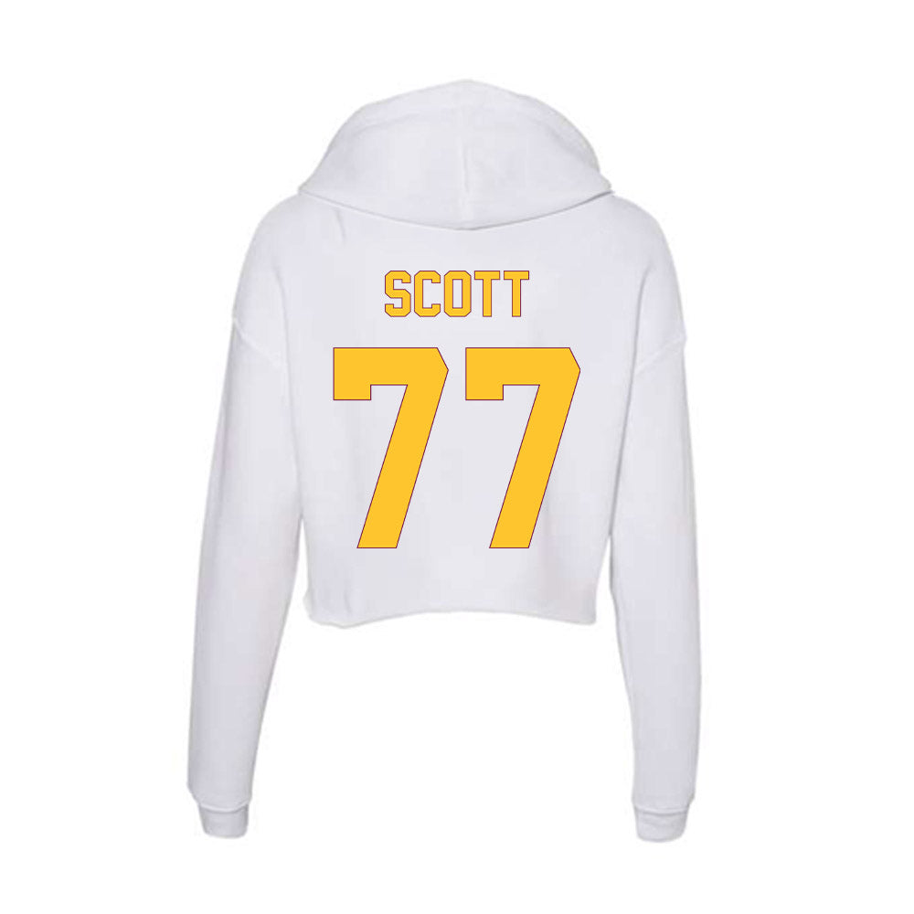 Arizona State - NCAA Football : Kyle Scott - Classic Shersey Women's Crop Fleece Hoodie-1