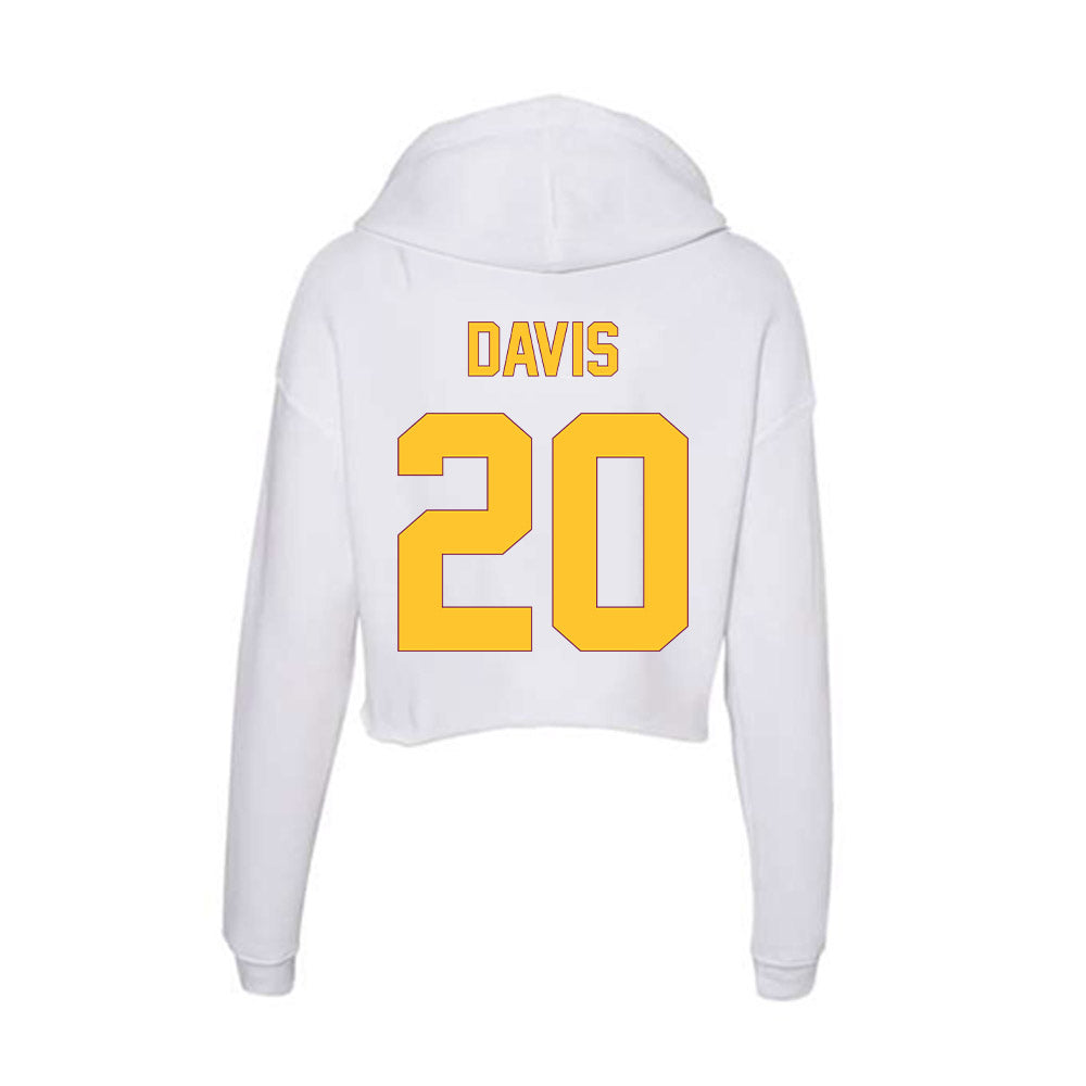 Arizona State - NCAA Softball : Takyla Davis - Classic Shersey Women's Crop Fleece Hoodie-1