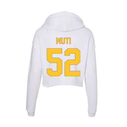 Arizona State - NCAA Football : Ui Muti - Classic Shersey Women's Crop Fleece Hooded Sweatshirt-1