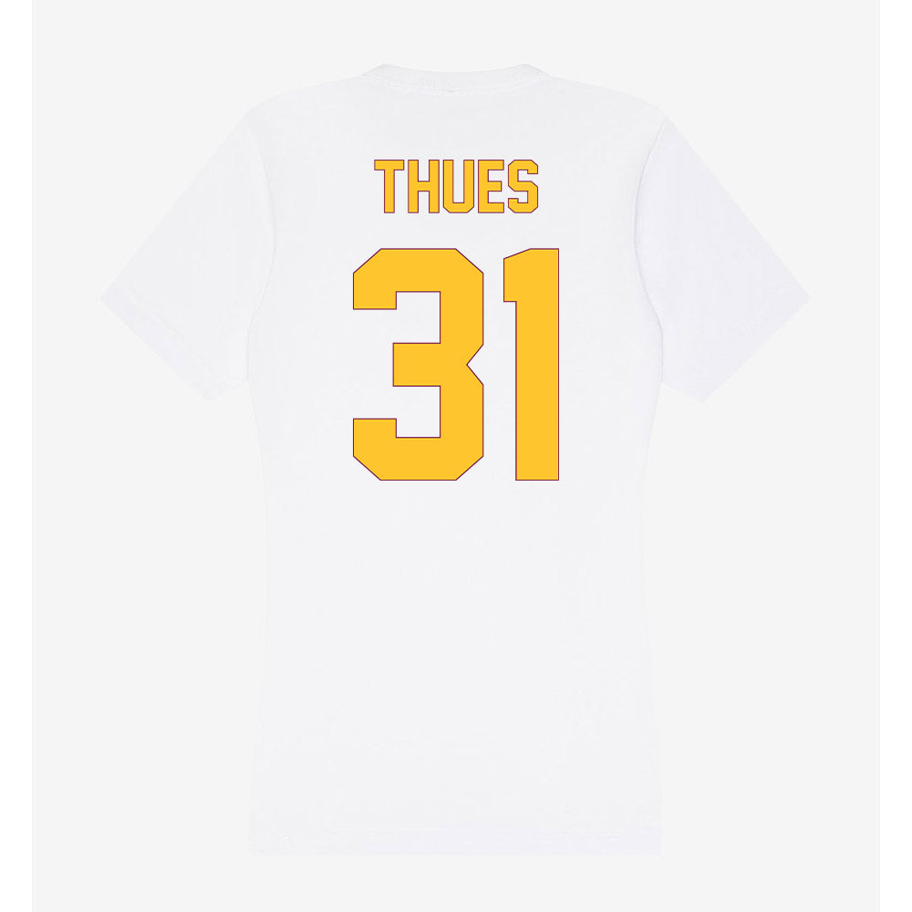 Arizona State - NCAA Football : Zeth Thues - Classic Shersey Women's V-Neck T-Shirt-1