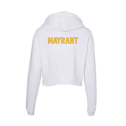 Arizona State - NCAA Men's Track & Field : Duaine Mayrant - Classic Shersey Women's Crop Fleece Hoodie-1
