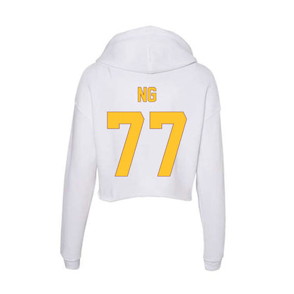 Arizona State - NCAA Women's Lacrosse : Teagan Ng - Classic Shersey Women's Crop Fleece Hoodie-1