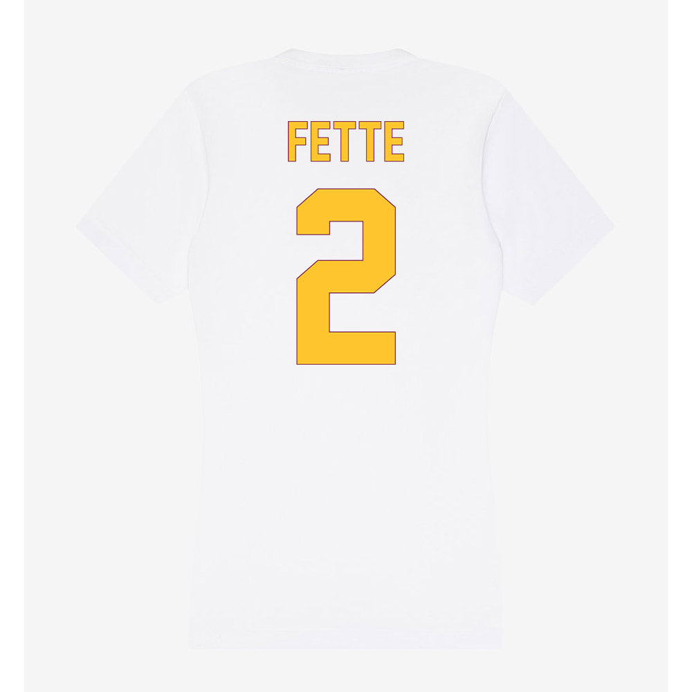 Arizona State - NCAA Football : Jake Fette - Classic Shersey Women's V-Neck T-Shirt-1