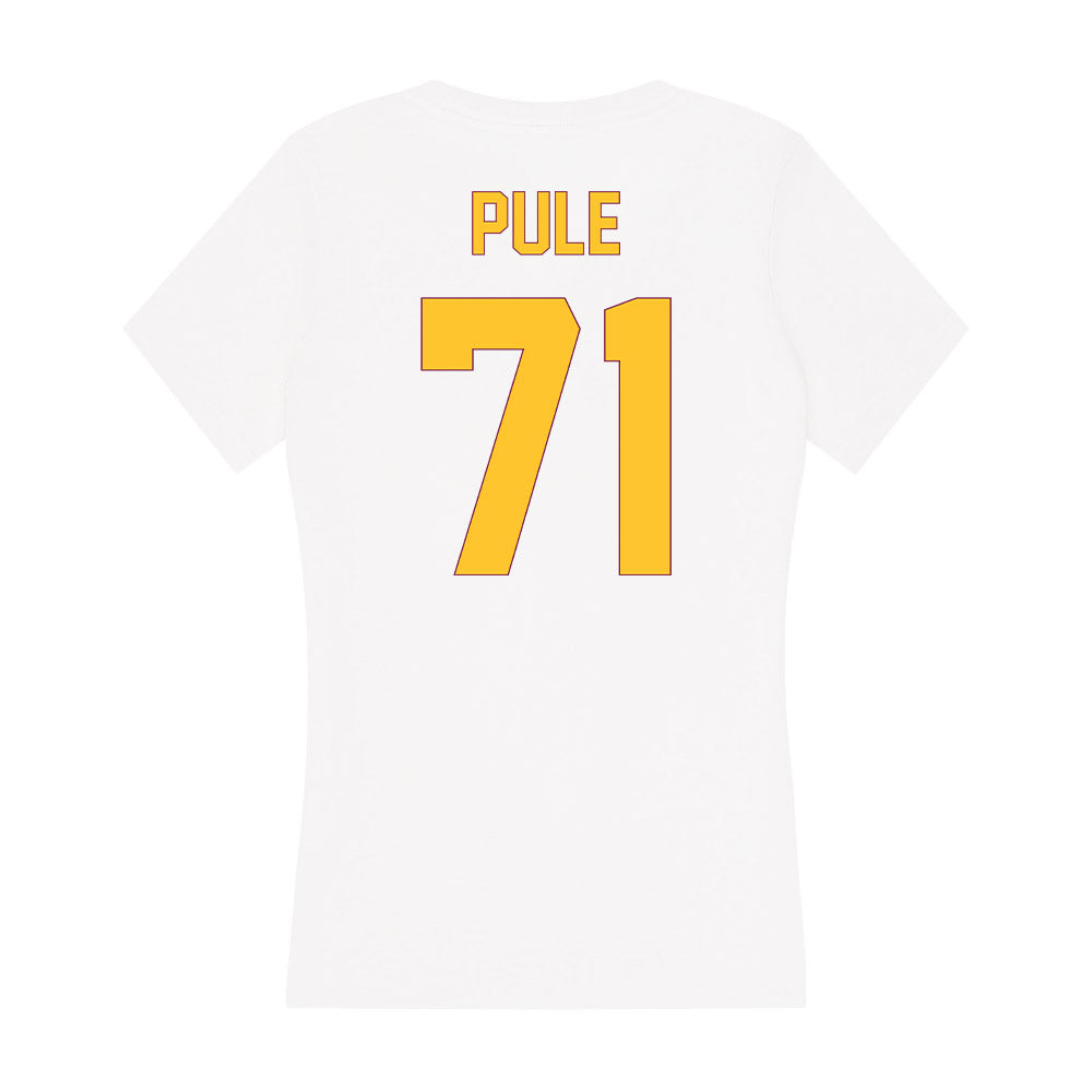 Arizona State - NCAA Football : Makua Pule - Classic Shersey Women's V-Neck T-Shirt-1