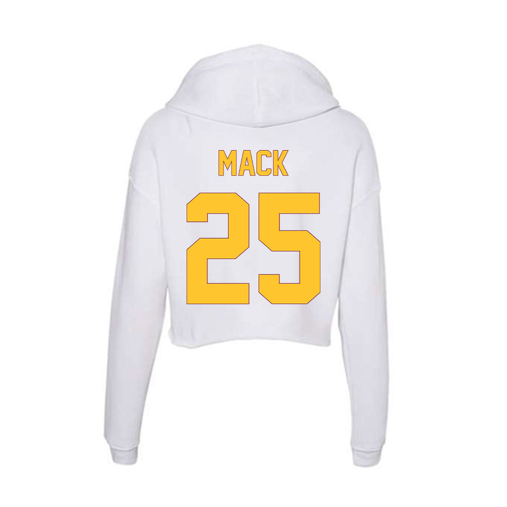 Arizona State - NCAA Football : Cardae Mack - Classic Shersey Women's Crop Fleece Hoodie-1